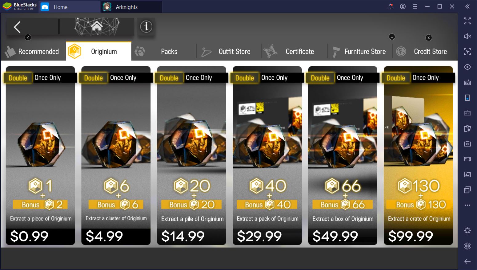 Panduan Memperoleh Lungmen Dollar, Originate Prime & Orundum Arknights Jonooit